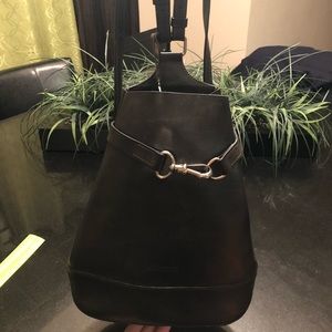 Vintage Alto black backpack purse